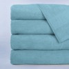 Set 5 prosoape 50x90cm, bumbac 100% cu bordura greceasca, Bleu Pal