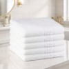 Set 5 prosoape hotel alb bumbac 100% 50x90 cm 700 gr/m2, prosop fata si maini premium