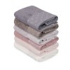 Set 6 prosoape baie 70x140cm cu bulinute, bumbac 100%, Pitircik