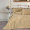 set cuvertura matlasata Brillante maro 250x240cm Cotton Box