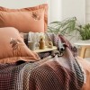 set cuvertura Floransa maro caramiziu 240x260cm Saheser Home