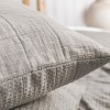 cuvertură maro din muselină jacquard Sortie Vizon gri-bej pentru pat matrimonial
