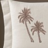 Set cuvertura jacquard bumbac 100% Lude Taupe First Choice 4 piese pentru pat dublu