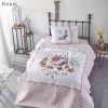 Set cuvertura matlasata + 1 fata perna bumbac 100%, Club Cotton, Roxy