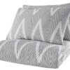 Set cuvertura matlasata 200x220 cm + 2 fete perna zig-zag Olivia Gri