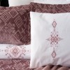 Set de lux 10 piese, cuvertura+lenjerie, Cotton Box, Simona Dusty Rose