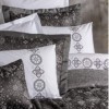 Set de lux 11 piese - Cuvertură, Lenjerie și Pătură embosată, Platinium Valeria