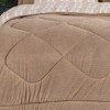 Set dormit pilota iarna 1 persoana Soft Line bej fata catifelata
