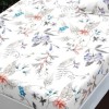 Set husa finet Floral multicolor 160x200 cu 2 fete de perna, fixare perfecta