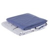 Set Lenjerie si Cuvertura bumbac 100%, 4 piese, TAC, Navy