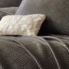 Set lux cuvertura jacquard 250x260cm+2 fete perna,Esta Dark Blue