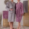 Set matrimonial bambus si bumbac, Cotton Box, Damson/Grey
