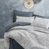 Set pat 4 anotimpuri bumbac 100% ranforce, Cotton Box, Molly Anthracite