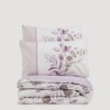 Set pat 4 anotimpuri bumbac 100% ranforce,Cotton Box, Nadia Lilac