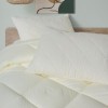 Set pilota iarna Softwash Cotton Box Ecru cu cearșaf și 2 fețe de perna