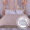 Set pilota lana iarna 200x215cm cu 2 perne antialergice, culoare cappuccino