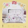 Set pique Lenjerie si Cuvertura bumbac 100%, 4 piese, TAC, Beauty Lila
