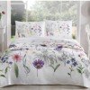 Set pique Lenjerie si Cuvertura bumbac 100%, 4 piese, TAC, Beauty Lila