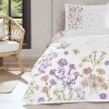 set pique TAC Gleam bumbac 100 cu imprimeu floral pastel pe fond albset pique TAC Gleam bumbac 100 cu imprimeu floral pastel pe fond alb