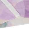Set Pique lenjerie si cuvertura bumbac 100% 4 piese TAC Magnolia, imprimeu floral roz mov portocaliu pe fundal deschis