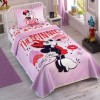 Set pique Lenjerie si Cuvertura bumbac 100%, Disney Minnie Life