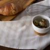 suport farfurie servet masa bumbac crem dungi majori set 4