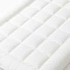 Topper saltea Comfort Soft alb 5 cm 90x200 cm Deluxe Pucioasa cu elastic în colțuri.