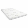 Topper saltea Memory 5 cm Aloe Vera 180x190 cm, husa detasabila cu fermoar