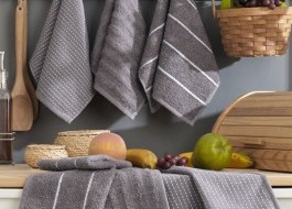 Cuvertura matlasata cu 1 fata perna, 1 persoana, Enlora Home, Tropical Brown