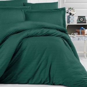 Cearceaf de pat damasc 240x260cm, verde
