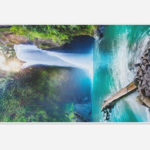 Covoras baie 3D 50x80cm, Tropik Home, Waterfall