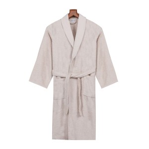 Halat baie unisex bumbac 100%, marime XL, Yade Cappuccino