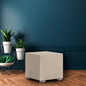 Husa bielastică pentru puf 40x40 cm, Premium ROC, C/00 Bej deschis – elasticitate și protecție