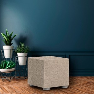Husa bielastică pentru puf 40x40 cm, Premium ROC, C/01 Bej – elasticitate și protecție