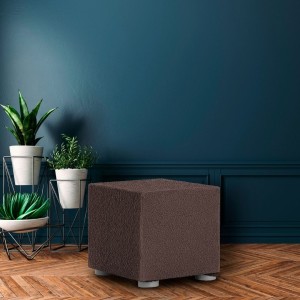 Husa bielastică pentru puf 40x40 cm, Premium ROC, C/07 Maro – protecție și design sofisticat