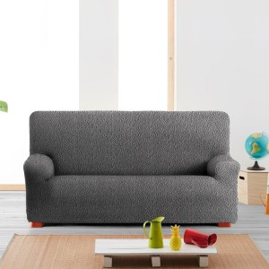Husa bielastică canapea 3 locuri, Premium ROC, C/16 Antracit – extensibilă până la 260 cm, design modern și protecție completă