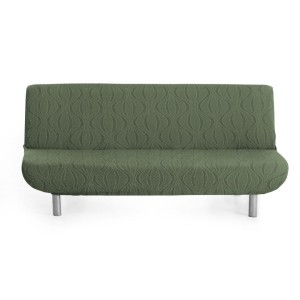 Husa elastica canapea 3 locuri fara brate, 180-200cm, Iria, C/4 Verde