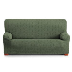 Husa elastica canapea 3 locuri jacquard, 180-210cm, Iria, C/4 Verde