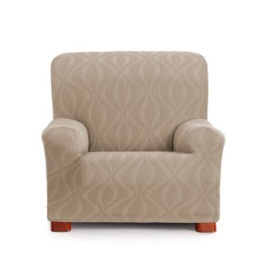 Husa elastica fotoliu jacquard, Iria, C/11 Bej inchis