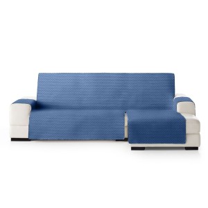 Husa impermeabila coltar dreapta 290cm Oslo Protect C/03 Albastru, matlasata, reversibila, protectie lichide