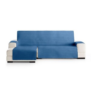 Husa impermeabila coltar stanga Extra 290cm Oslo Protect C/03 Albastru, matlasata, reversibila, protectie lichide