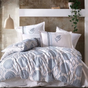 Lenjerie de pat poplin percale, Hobby Home, Diamond - Dark Blue