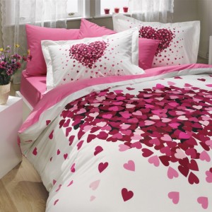 Lenjerie de pat poplin percale, Hobby Home, Juana - Lilac
