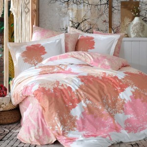 Lenjerie de pat bumbac 100% poplin, Hobby Home, July - Pink