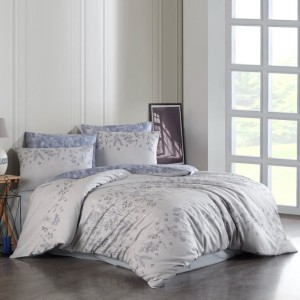 Lenjerie de pat bumbac 100% ranforce, Bahar Home, Veronica Blue