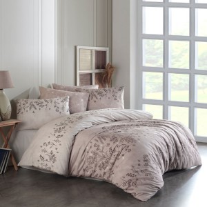 Lenjerie de pat bumbac 100% ranforce, Bahar Home, Veronica Brown