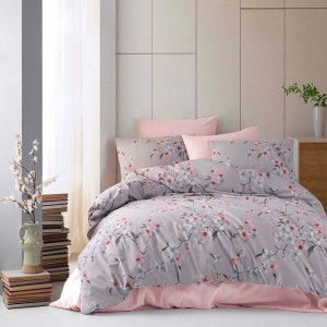 Lenjerie de pat bumbac 100% ranforce, Bahar Home, Yesim Grey