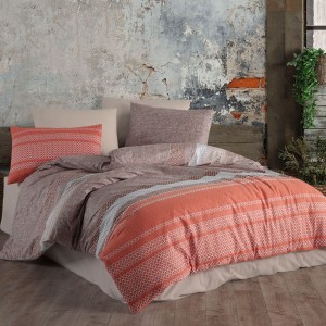 Lenjerie de pat dublu bumbac 100% ranforce, Nazenin Home,Fedarico