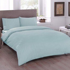 Lenjerie de pat dublu bumbac 100% ranforce, TAC, Basic Mint