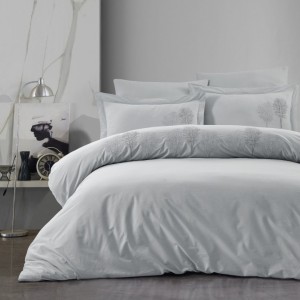 Lenjerie de pat dublu cu broderie, Class Home Collection, Hazan